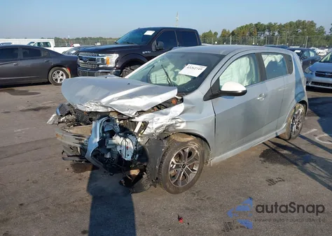 2018 Chevrolet Sonic Lt Auto из США, поврежденный, VIN 1G1JD6SH9J4138685